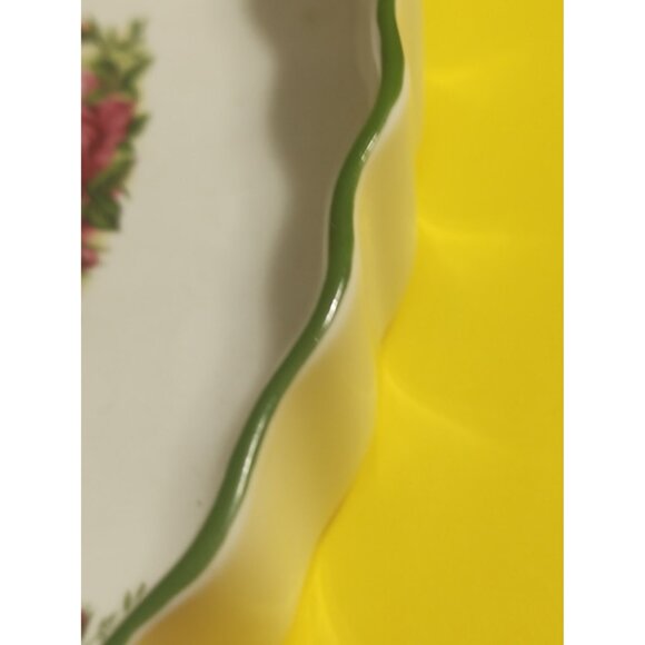 Royal Albert Quiche Tart Flan Tray Old Country Roses set of 3 (9", 10.5", 12.5") - Picture 12 of 16